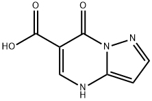 7-옥소-4,7-디히드로피라졸로[1,5-a]피리미딘-6-카르복실산 구조식 이미지