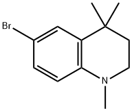 6-broMo-1,4,4-triMethyl-1,2,3,4-tetrahydroquinoline Structure