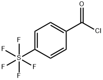 4-(PENTAFLUOROSULFANYL)BENZOYL CHLORIDE Structure