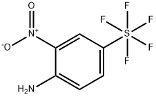 2-Nitro-4-(pentafluorosulphanyl)aniline, 2-Amino-5-(pentafluorothio)nitrobenzene Structure