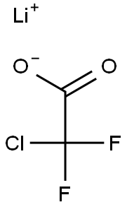클로로디플루오로아세트산,리튬염 구조식 이미지