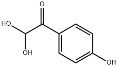 4-HYDROXYPHENYLGLYOXAL HYDRATE 구조식 이미지