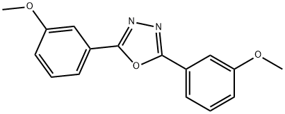 2,5-BIS(3-METHOXYPHENYL)-1,3,4-OXADIAZOLE 구조식 이미지