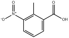 2-Methyl-3-nitrobenzoic acid 구조식 이미지