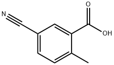 5-Cyano-2-methyl-benzoic acid Structure