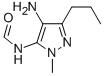 4-AMINO-1-METHYL-3-PROPYLPYRAZOLE-5-FORMYLAMINE Structure