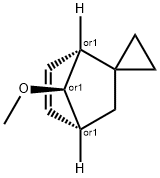 Spiro[bicyclo[2.2.1]hept-5-ene-2,1-cyclopropane], 7-methoxy-, (1alpha,4alpha,7R*)- (9CI) 구조식 이미지