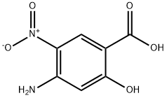 벤조산,4-아미노-2-히드록시-5-니트로-(9CI) 구조식 이미지