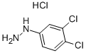 3,4-Dichlorophenylhydrazine hydrochloride 구조식 이미지