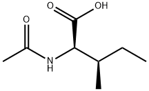 2-acetamido-3-methyl-pentanoic acid 구조식 이미지