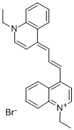 1,1'-DIETHYL-4,4'-QUINOCYANINE BROMIDE Structure