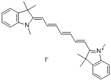 1,1',3,3,3',3'-HEXAMETHYLINDOTRICARBOCYANINE IODIDE Structure