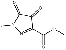 1H-Pyrazole-3-carboxylicacid,4,5-dihydro-1-methyl-4,5-dioxo-,methylester(9CI) Structure