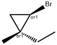 시클로프로판,2-브로모-1-에틸-1-메틸-,트랜스-(9CI) 구조식 이미지
