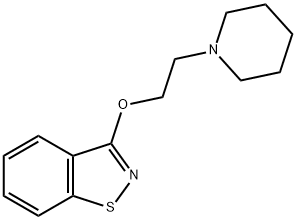 3-[2-(piperidin-1-yl)ethoxy]-1,2-benzisothiazole  Structure