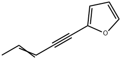 Furan, 2-(3-penten-1-ynyl)- (9CI) Structure