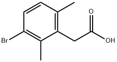 2-(3-broMo-2,6-diMethylphenyl)acetic acid 구조식 이미지