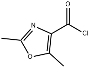2,5-DIMETHYL-1,3-OXAZOLE-4-CARBONYL CHLORIDE 구조식 이미지