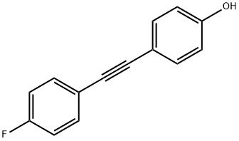 4-(4-FLUOROPHENYLETHYNYL)PHENOL Structure