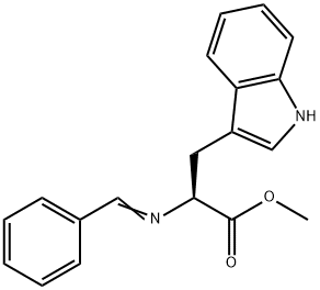 D,L-Tryptophan Methyl Ester, Benzaldimine Structure