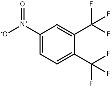 3,4-BIS(TRIFLUOROMETHYL)NITROBENZENE 구조식 이미지