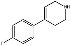 4-(4-할로페닐)-1,2,3,6-테라하이드로피리딘염산염 구조식 이미지