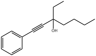1-PHENYL-3-ETHYL-1-HEPTYN-3-OL Structure