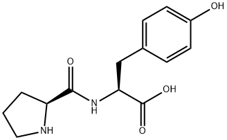 H-PRO-TYR-OH Structure