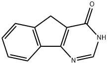 4H-Indeno[1,2-d]pyrimidin-4-one,  1,5-dihydro-  (9CI) 구조식 이미지