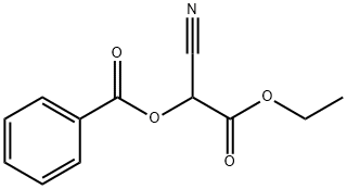 (Benzoyloxy)cyanoacetic acid ethyl ester Structure