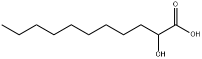 (+/-)-2-HYDROXYUNDECANOIC ACID Structure