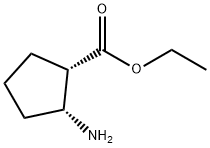 Ethyl (1S,2R)-2-aminocyclopentanecarboxylate 구조식 이미지