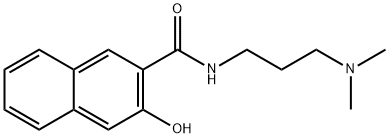N-[3-(디메틸아미노)프로필]-3-히드록시나프탈렌-2-카르복스아미드 구조식 이미지