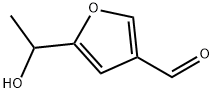 3-Furancarboxaldehyde, 5-(1-hydroxyethyl)- (9CI) Structure