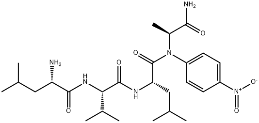 H-LEU-VAL-LEU-ALA-PNA Structure