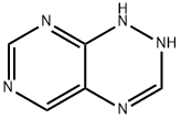 피리미도[5,4-e]-as-트리아진,1,2-디하이드로-(8CI) 구조식 이미지