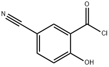 Benzoyl chloride, 5-cyano-2-hydroxy- (9CI) Structure