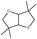 Hexahydro-3,3,6,6-tetramethylthieno[3,2-b]furan Structure