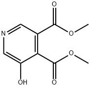 디메틸5-하이드록시피리딘-3,4-디카복실레이트 구조식 이미지