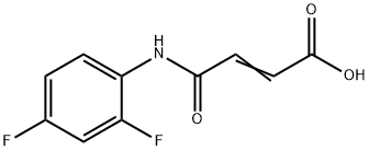 4-(2,4-DIFLUOROANILINO)-4-OXOBUT-2-ENOIC ACID Structure
