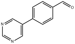 4-(PYRIMIDIN-5-YL)BENZALDEHYDE Structure