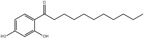 1-(2,4-dihydroxyphenyl)undecanone Structure