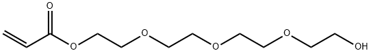 2-[2-[2-(2-하이드록시에톡시)에톡시]에톡시]에틸아크릴레이트 구조식 이미지