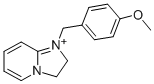 1-(4-METHOXYBENZYL)-2,3-DIHYDRO-IMIDAZO[1,2-A]PYRIDIN-1-IUM 구조식 이미지