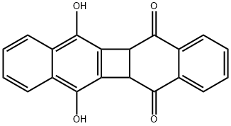 5a,11b-디히드로-6,11-디히드록시디벤조[b,h]비페닐렌-5,12-디온 구조식 이미지