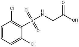 (2,6-DICHLORO-BENZENESULFONYLAMINO)-ACETIC ACID Structure