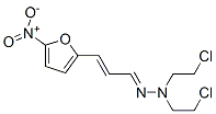 5-Nitro-2-furanacrylaldehyde bis(2-chloroethyl)hydrazone Structure