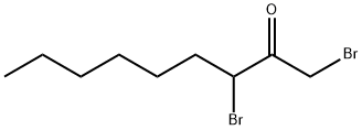 1,3-Dibromo-2-nonanone Structure