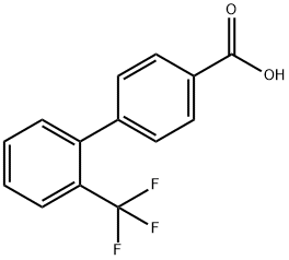 2'-TRIFLUOROMETHYLBIPHENYL-4-CARBOXYLIC ACID Structure