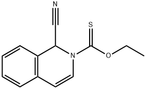 1-Cyano-2(1H)-isoquinolinecarbothioic acid ethyl ester Structure